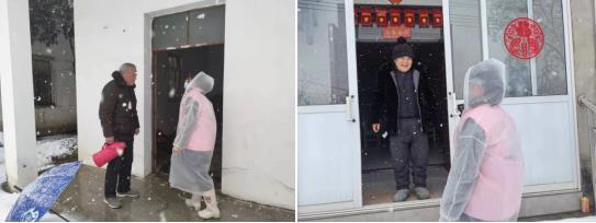 新杭社區(qū)：金陵飄雪兆豐年 清掃路面送便利